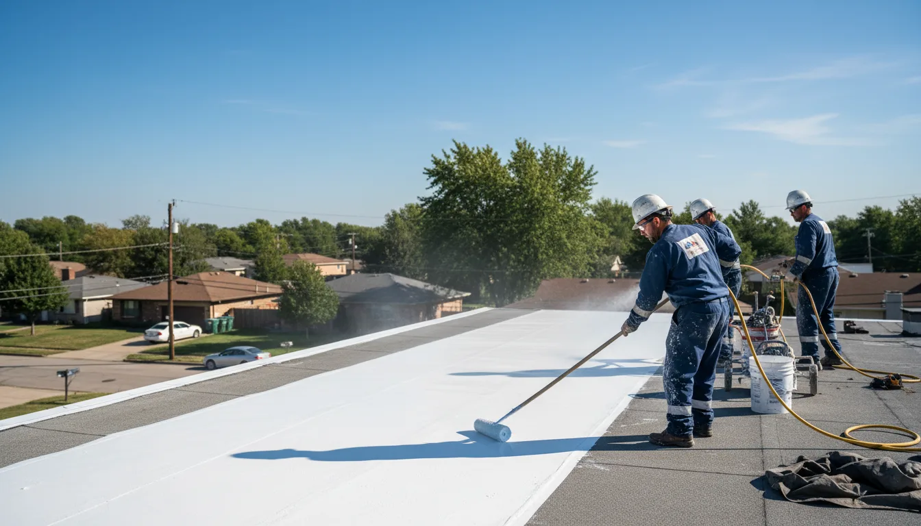 Commercial roof coating in Davis, SD near me